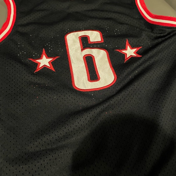 Converse All-Star Basketball Jersey #6 Red  White &blue Size XXL - Picture 9 of 15